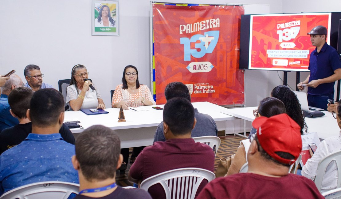 Palmeira dos Índios divulga programação dos 137 anos com obras, desfile e FIPI