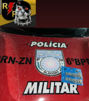 Polícia Militar prende homem com cartelas de munição calibre .380, em Maragogi