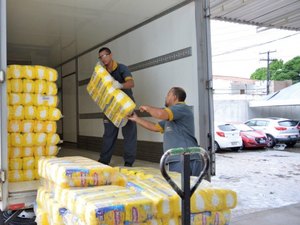 Sesau inicia distribuição de 5,1 milhões de fraldas para os municípios do interior