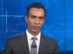 Por que César Tralli ficou sem “boa noite” em estreia do JN?