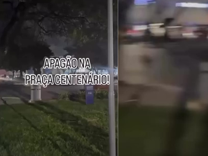 [Vídeo] Apagão deixa Praça Centenário sem luz, em Maceió; prefeitura revela motivo