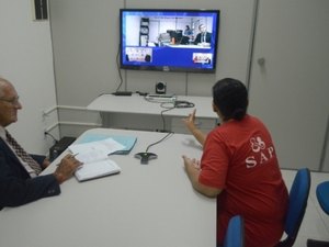 Em um ano, sistema de videoconferência já atendeu cerca de 1.800 reeducandos