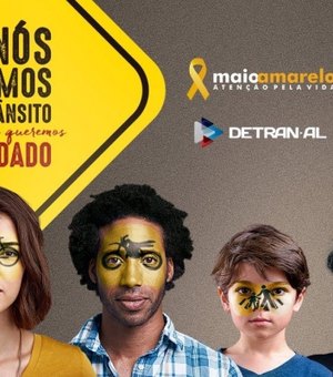 Detran lança campanha em alusão ao movimento Maio Amarelo
