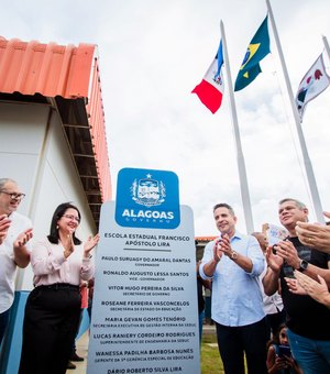Paulo Dantas entrega 9ª unidade da Escola do Coração em Feira Grande