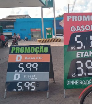 Preço médio da gasolina nos postos de combustíveis em Arapiraca varia de R$ 5,19 a R$ 5,39