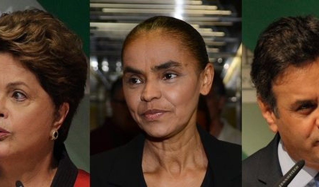 Dilma tem 37% , Marina, 30% e Aécio, 17%, diz Datafolha