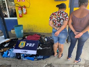 Mulheres são presas dentro de táxi com roupas furtadas em shopping 