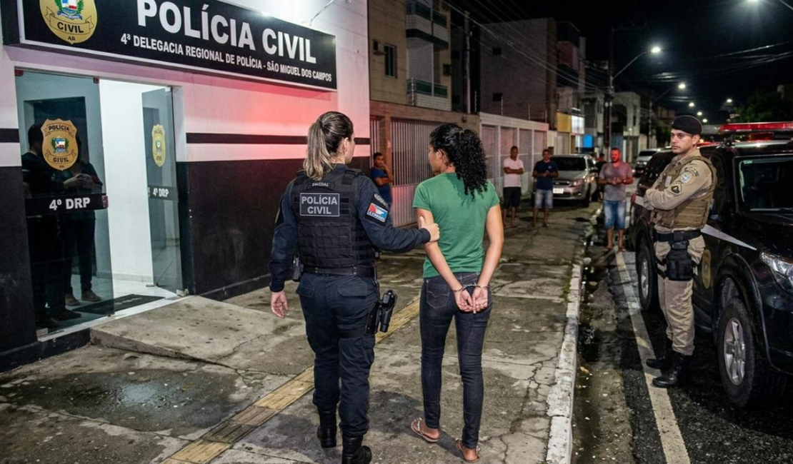 Polícia Civil prende mulher investigada por estelionato em São Miguel dos Campos