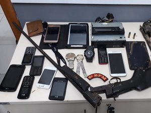 Criminosos presos em São Luís fizeram assaltos e trocaram tiros com a PM