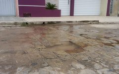 Moradores do bairro Baixão reclamam de Vazamento de água em Arapiraca