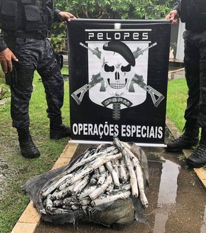 Polícia encontra 50kg de explosivos dentro de barragem em Arapiraca