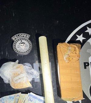 Mulher é presa após denúncia anônima de tráfico de drogas no bairro Bom Sucesso