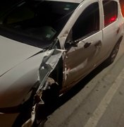 Motociclista é atingido por condutor de carro que tentou fazer conversão,  em Marechal Deodoro