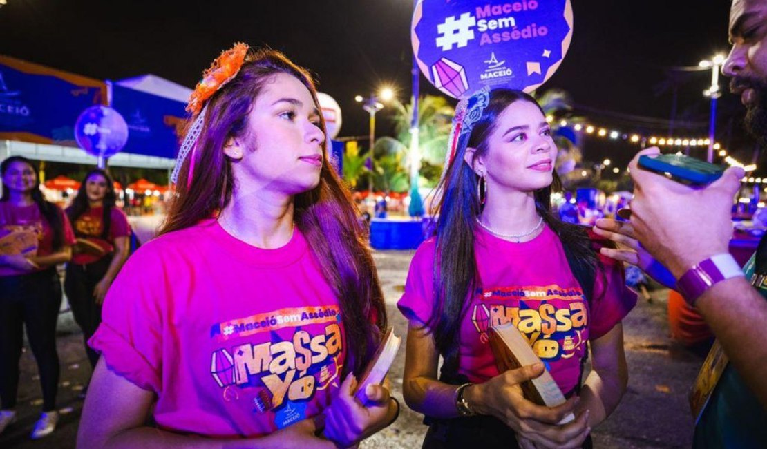 Maceió sem assédio leva ações de proteção a mulheres no polo Carlos Moura, no Jaraguá