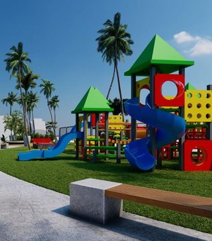 Praça da Juventude de Maragogi começa a ser reformada