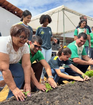 Novas hortas urbanas são inauguradas em Alagoas