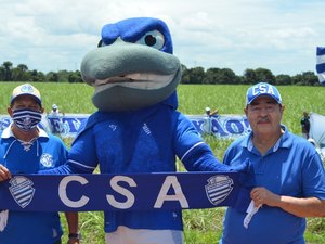 Rafael Tenório visita obras do CT do CSA