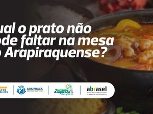 Arapiraca abre consulta pública sobre preferência gastronômica