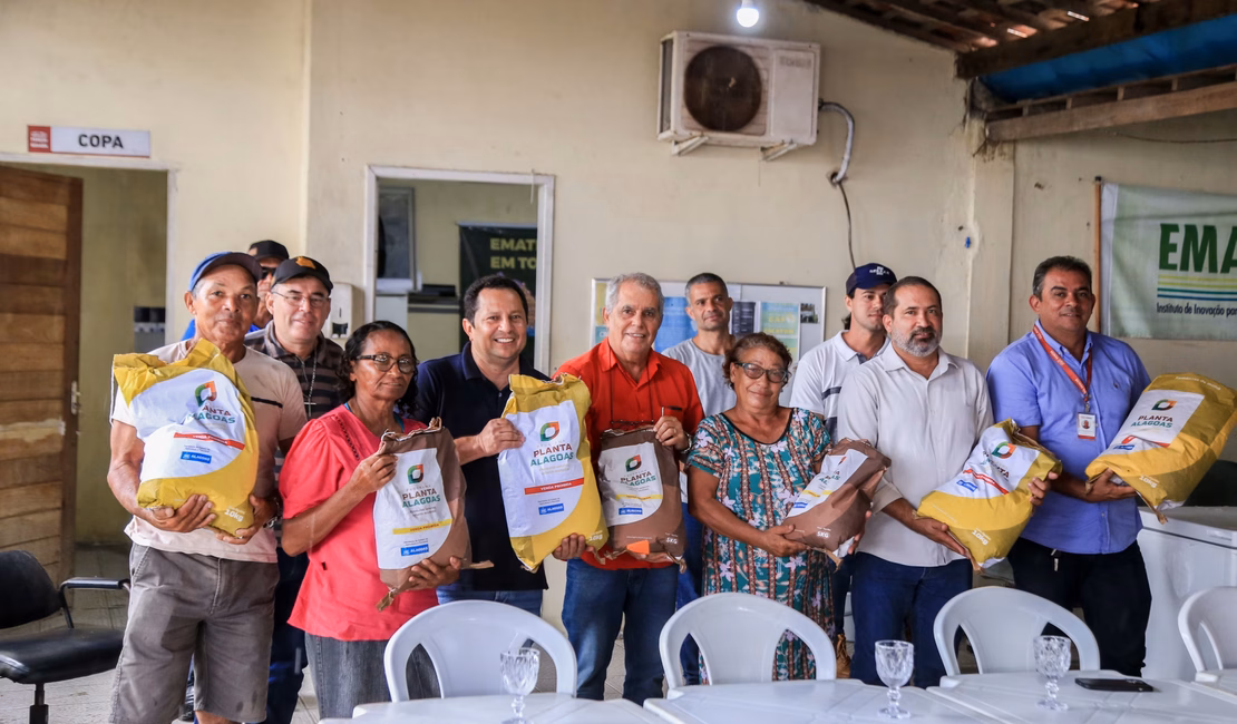 Programa Planta Alagoas beneficia 600 agricultores familiares de Penedo