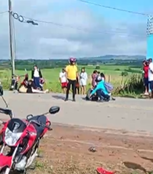 Acidente deixa feridos em povoado de Arapiraca; criança estava envolvida