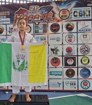 Vitória é campeã no Kata no 21º Campeonato Alagoano de Karatê Interestilos