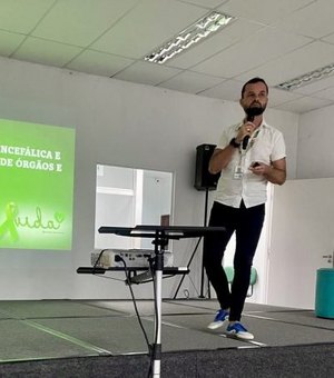 Enfermeiro do HEA realiza palestras sobre captação e transplante de órgãos e tecidos