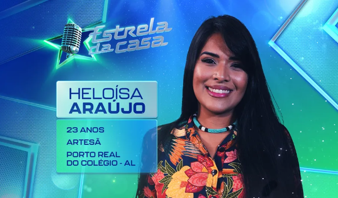 Indígena alagoana da aldeia Kariri-Xocó está entre os participantes do reality Estrela da Casa, da Globo