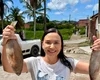 Fernanda Cavalcanti leva entrega de peixe aos moradores do Passo de Camaragibe