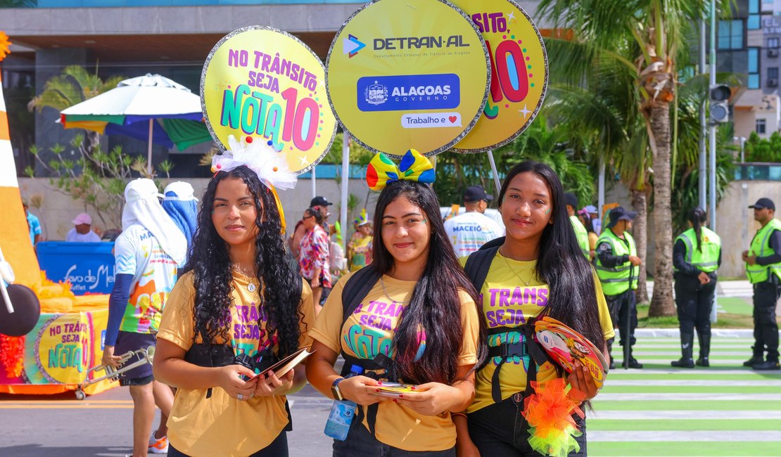 Detran Alagoas reforça ações de conscientização e fiscalização durante o carnaval 2025