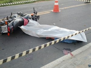 Animal na rodovia provoca a morte de um motociclista em Girau do Ponciano