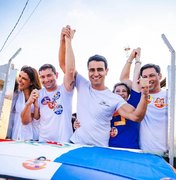 Lucas Barbosa realiza primeiro ato de campanha ao lado de JHC