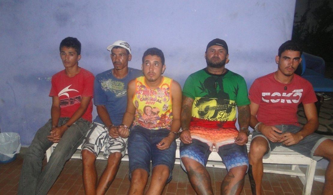 Cinco pessoas são presas durante operação em Girau do Ponciano