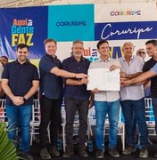 Arthur Lira e Marcelo Beltrão reforçam parceria em obras de pavimentação, em Coruripe