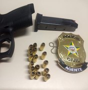 Homem é preso com arma e 18 munições no Cruzeiro do Sul 