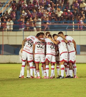 CRB empata com o Itabaiana, soma ponto fora e chega ao 9º jogo de invencibilidade