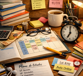 Concurso não é sorte: é planilha com vida dentro.