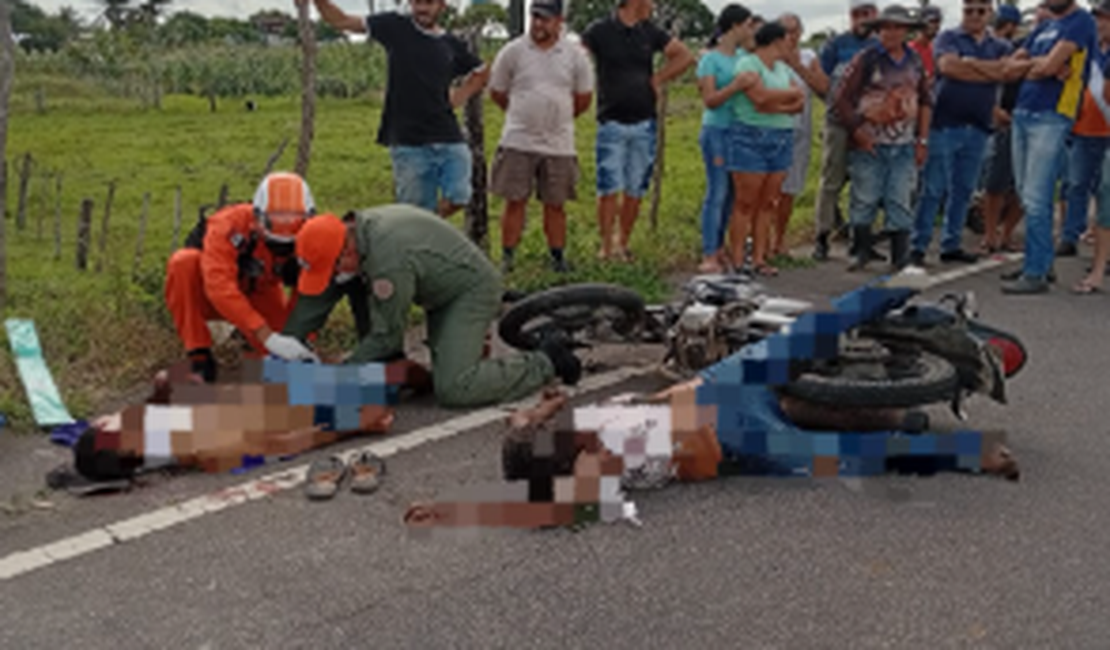 Uma pessoa morre e outra fica gravemente ferida em queda de moto na AL-115