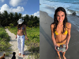 Bruna Marquezine publica carrossel de fotos curtindo férias em Alagoas