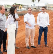 Ampliação da Marginal do Piauí começa receber calçada e ciclovia em Arapiraca