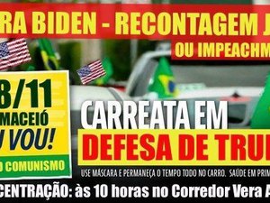 Suposta caminhada em favor de Trump em Maceió virá meme nacional