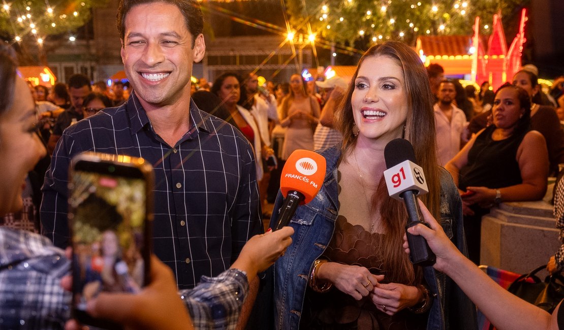Primeira-dama de Maceió, Milane Hora, celebra estreia do São João Raiz com Jaraguá lotado e pulsando cultura