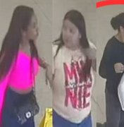 Polícia divulga imagens de mulheres suspeitas de furto em supermercado de Arapiraca