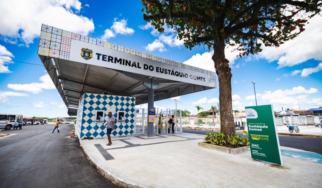 Linhas 612, 615 e ônibus que atendem Rio Largo passam a fazer ponto final no Eustáquio Gomes