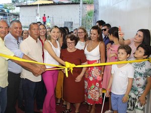 Fernanda Cavalcanti inaugura obras em São Luís do Quitunde