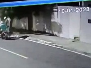 Moto é furtada em frente a casa de seu proprietário