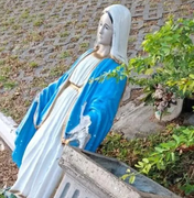 Imagem de Nossa Senhora das Graças é vandalizada no bairro da Jatiúca