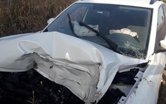 Apresentadora do Bom Dia Alagoas sofre acidente de carro na Barra de São Miguel