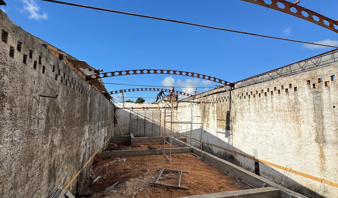 Obras do CAF e da Garagem Municipal avançam em Matriz de Camaragibe