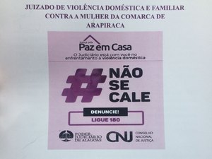 Semana de palestras é realizada pelo Juizado de Violência Doméstica em Arapiraca