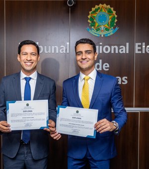 JHC e Rodrigo Cunha são diplomados prefeito e vice-prefeito de Maceió